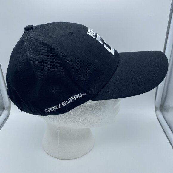NRA G Black Adjustable Adult Baseball Cap Hat Hook-Loop Carry Guard - Picture 3 of 13